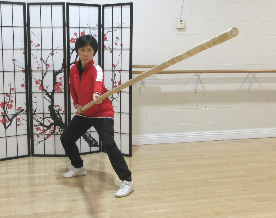 Long Pole exercises for Tai Chi training
